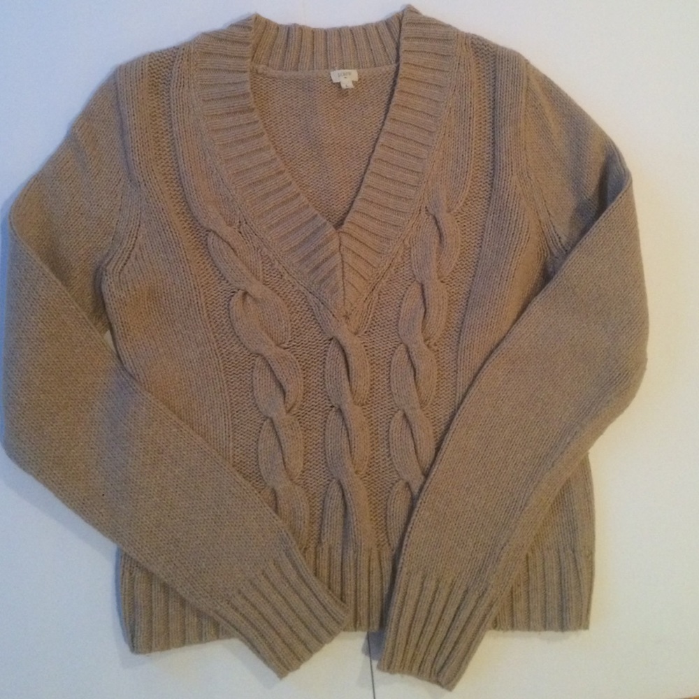 J CREW V NECK SWEATER