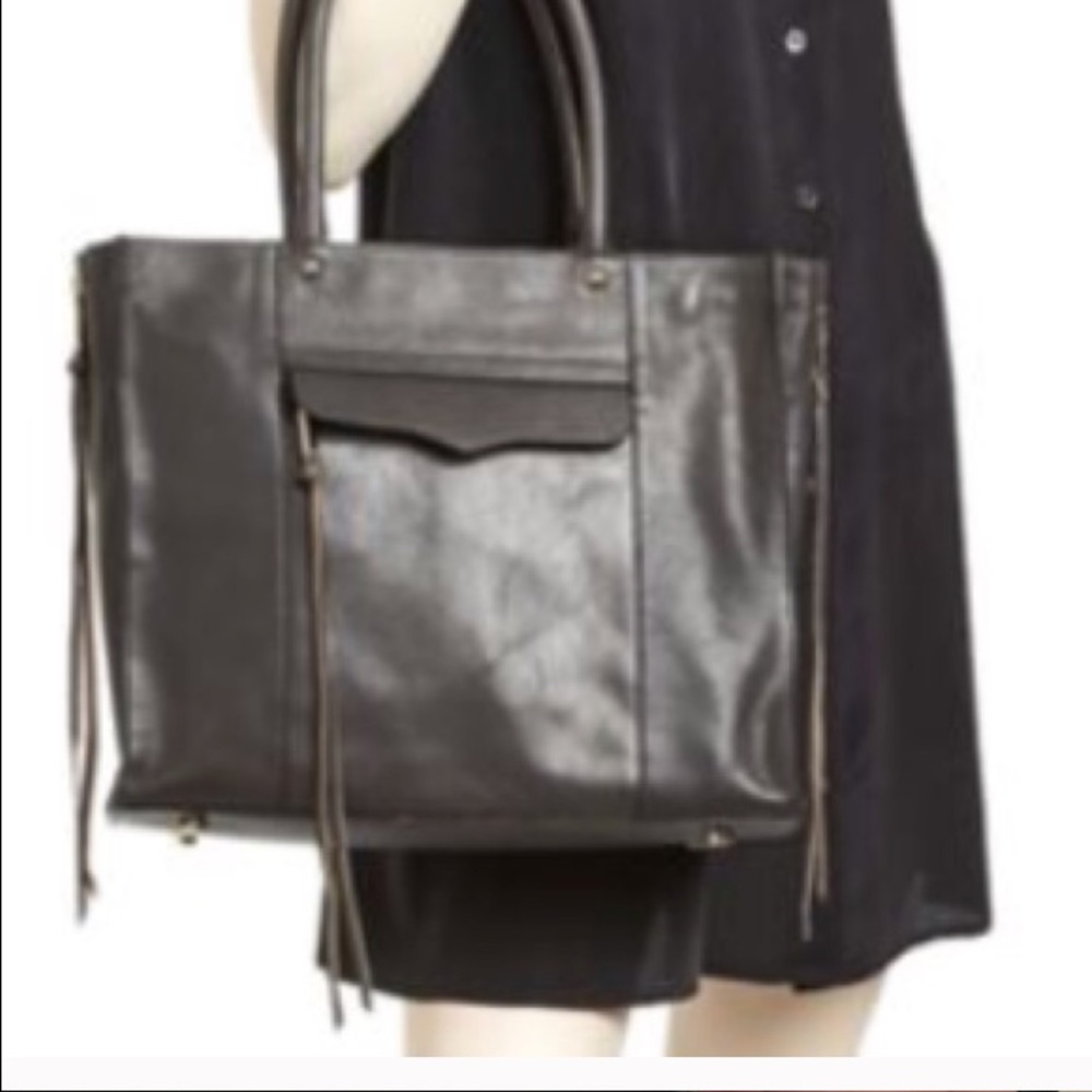 Rebecca Minkoff Black Zip Tote