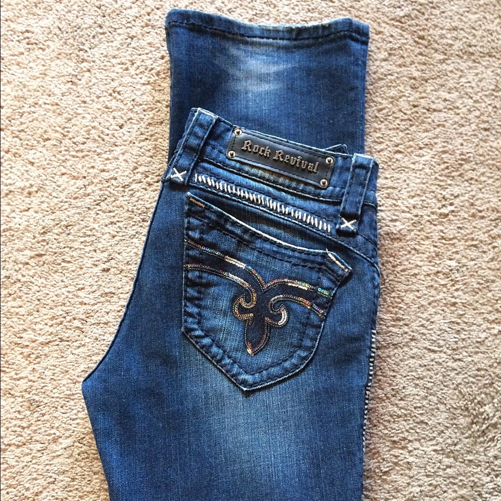 SOLD.  Rock Revival Amy Boot Jeans Size 28
