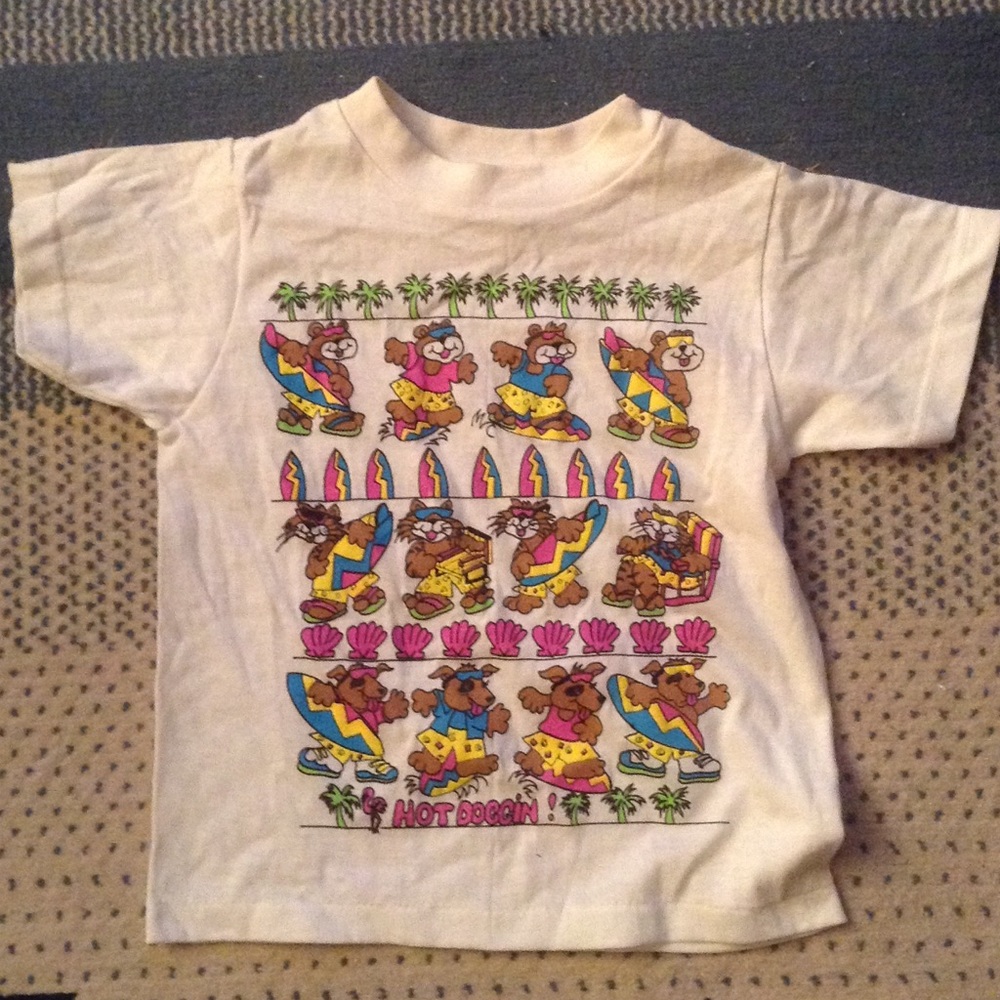 Kids 5/6 puffy print T-shirt