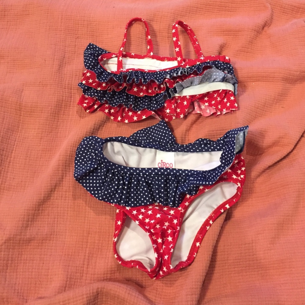 Absolutely adorable American flag bikini