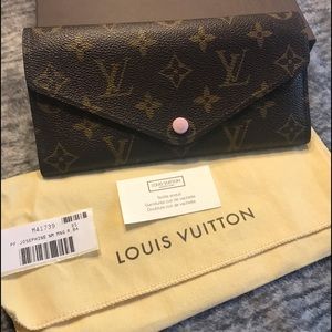 SOLD Louis Vuitton Rose Ballerine Josephine Wallet