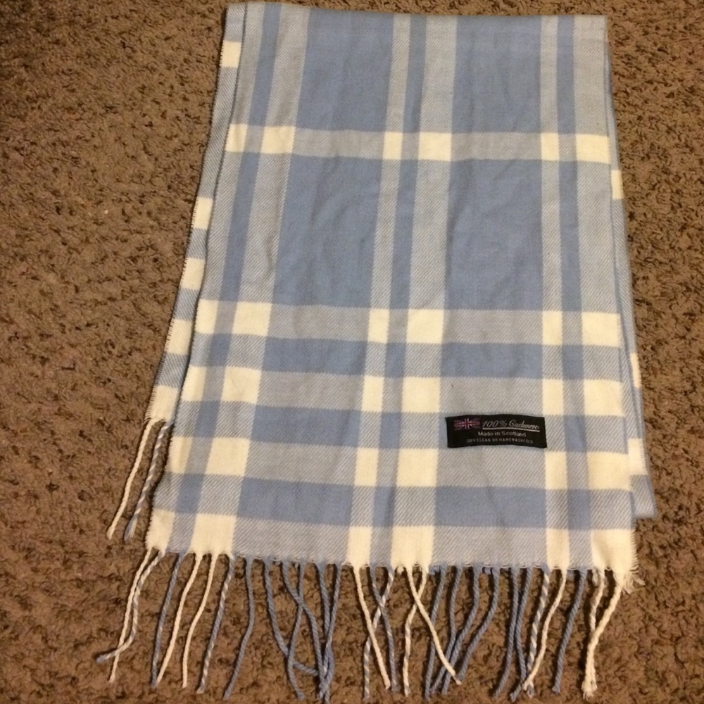 Cashmere plaid scarf
