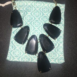 Harlow Statement Necklace in Black