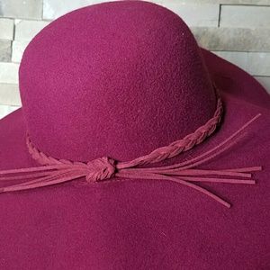 Rue21 Maroon / burgundy Floppy Hat