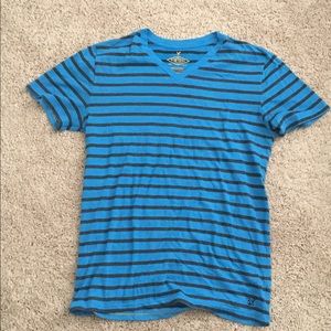 American Eagle Vintage V Neck blue and black