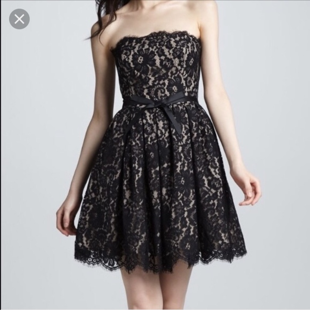 Robert Rodriguez for Target, black/nude lace dress