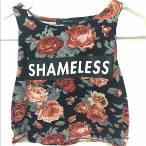 Floral crop top