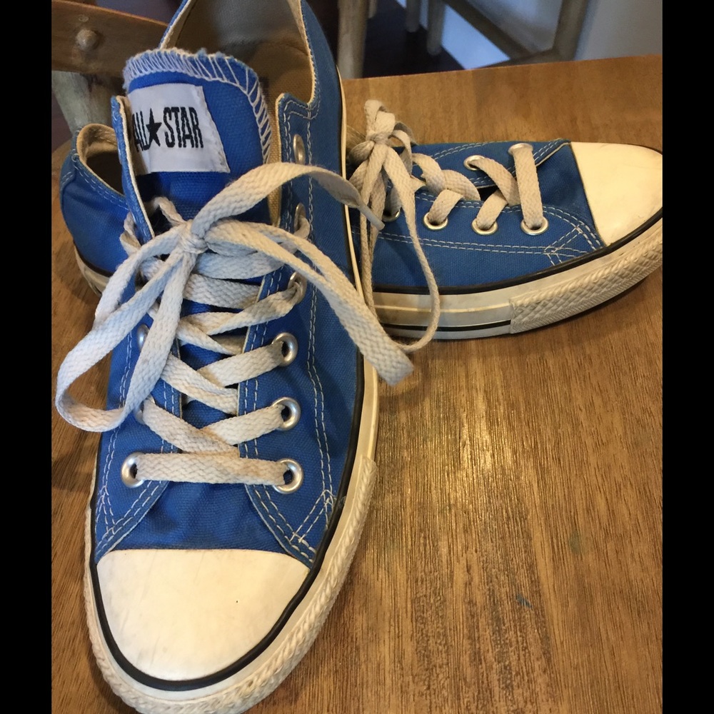 Converse blue women's size 10