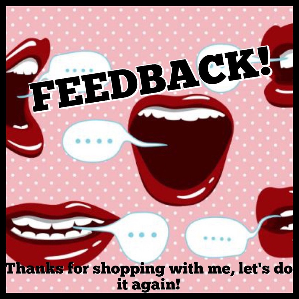 Feedback! Leave Me a Rating!