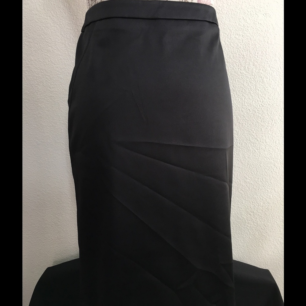 Forever 21 Silk Pencil Skirt