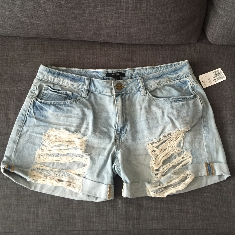 NWT F21 jean shorts