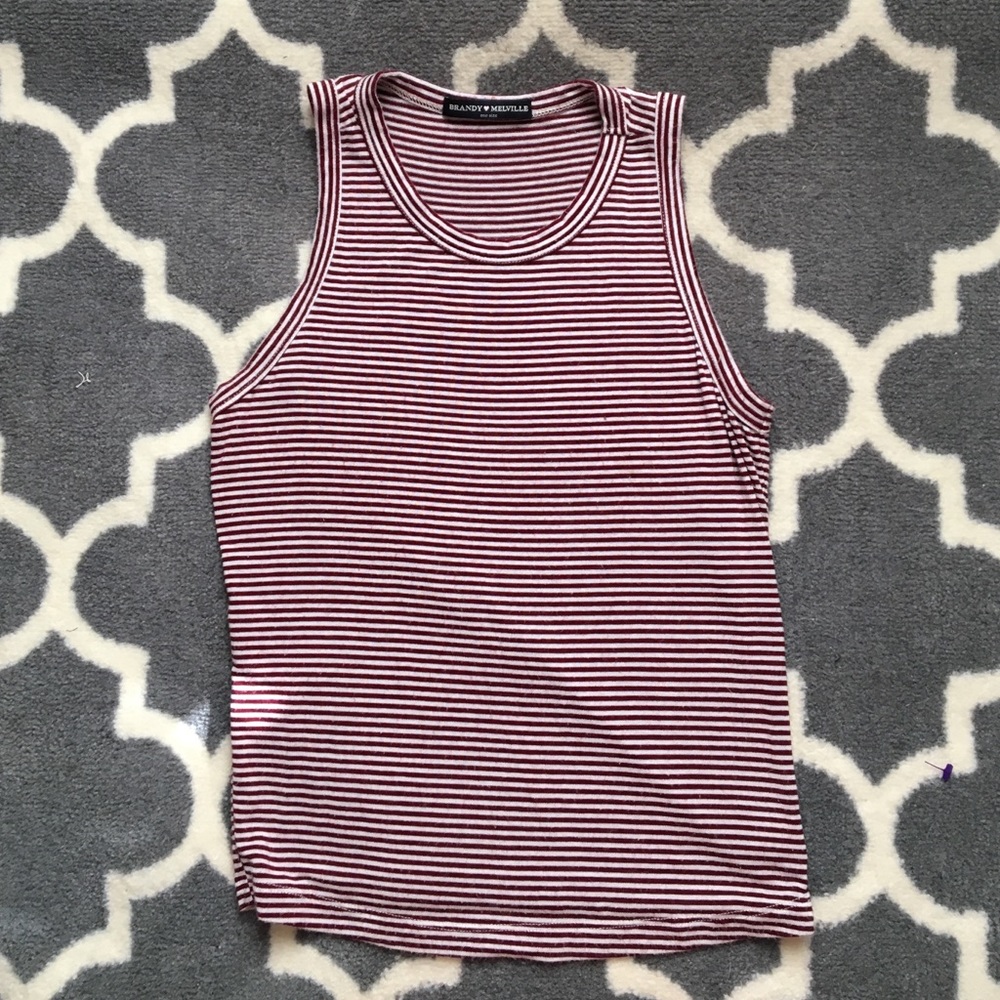 💋Brandy Melville💋 Striped Tank