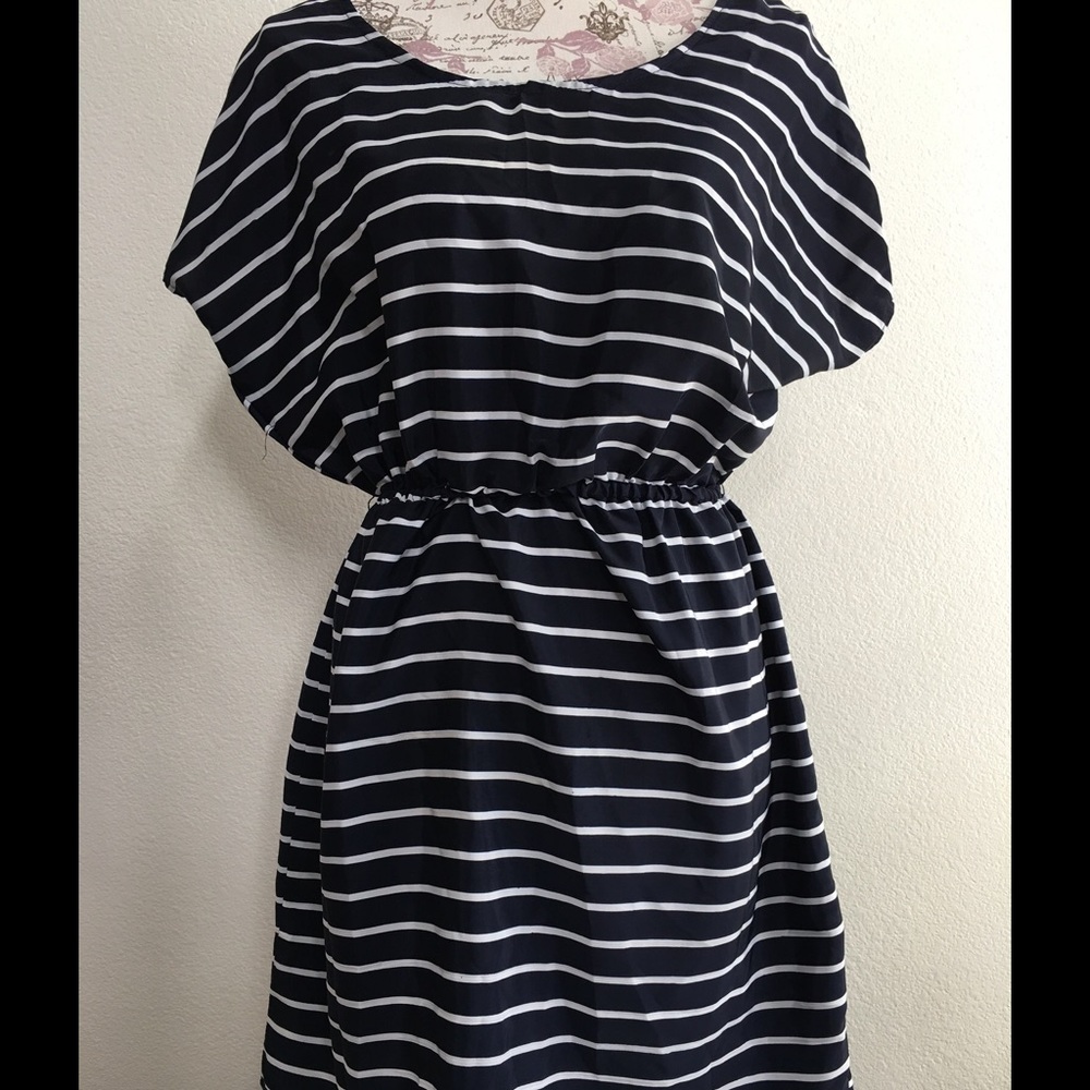 B&W Striped Dress