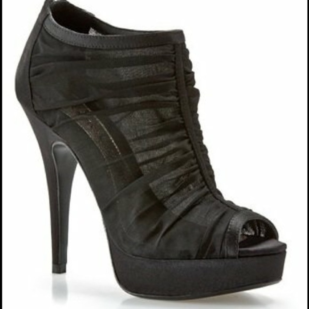 Anne Michelle sheer booties