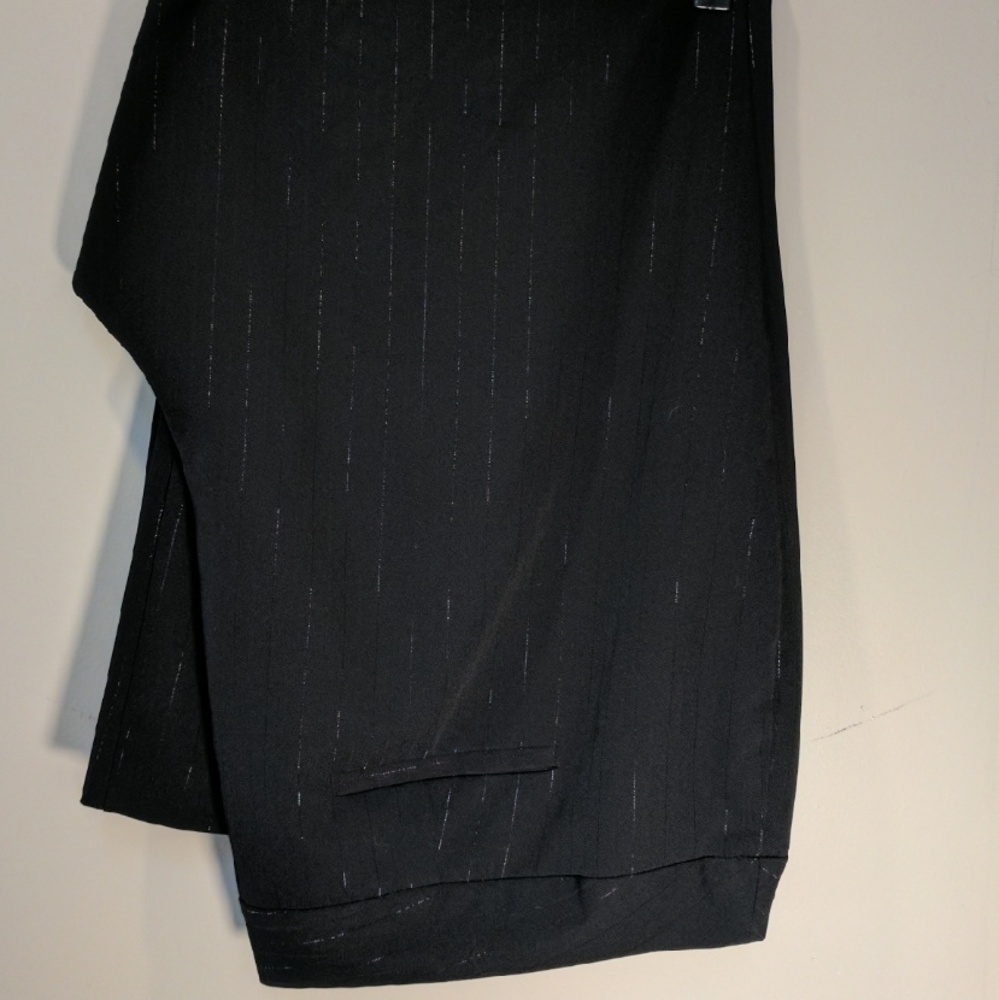 Black dress pants or trousers with silky thread