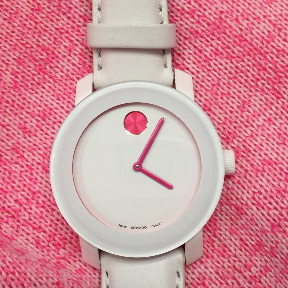Brand new White movado bold watch