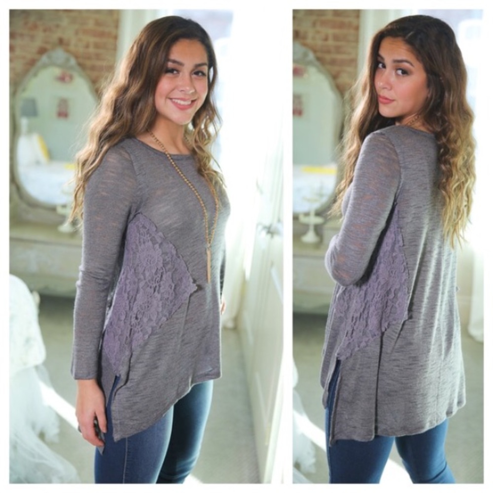Gorgeous Lace Detail Sweater