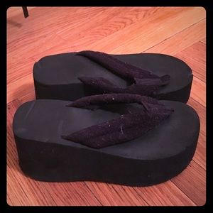 Old fashion heel sandals