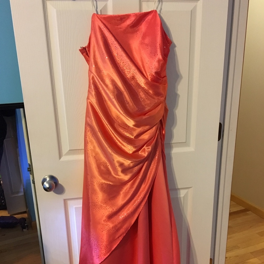 Coral pink formal dress size 11/12