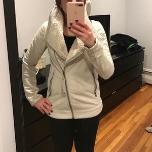 Lululemon warm jacket oatmeal colored