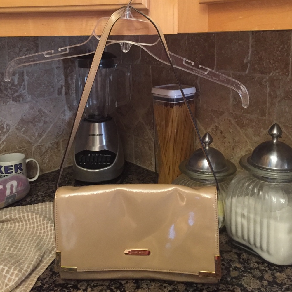 Michael kors nude colored shoulder bag
