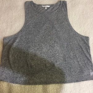 Victoria's Secret gray open back top Large NWOT