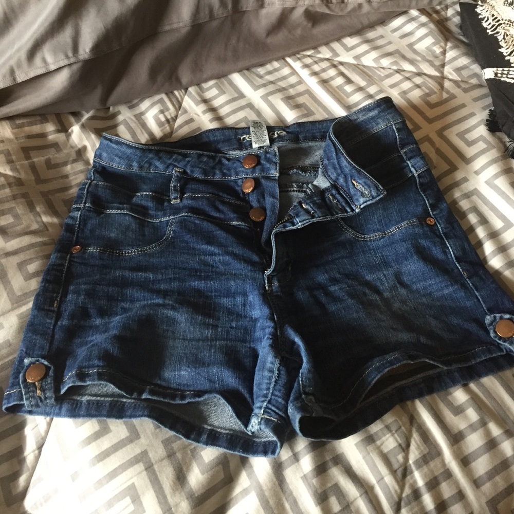 Jean high waisted shorts
