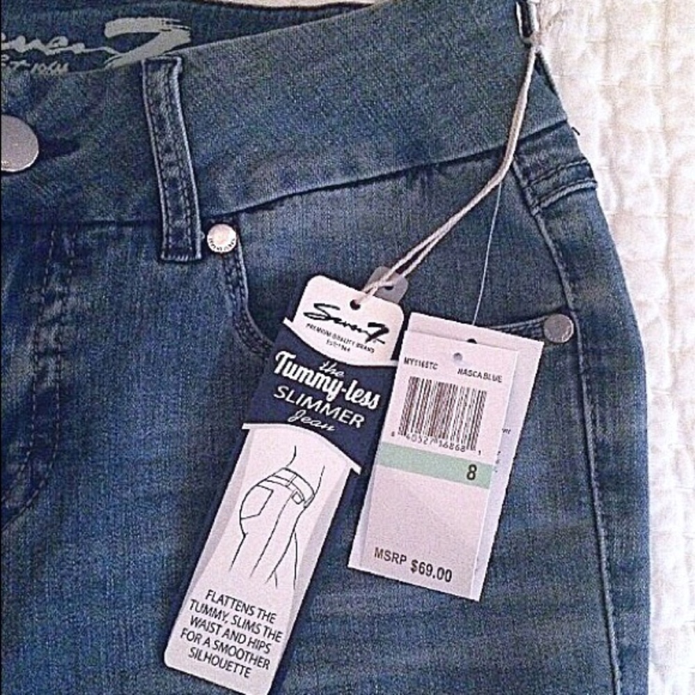 SOLD Seven7 Tummy-Less Slimmer Jean Legging Sz 28