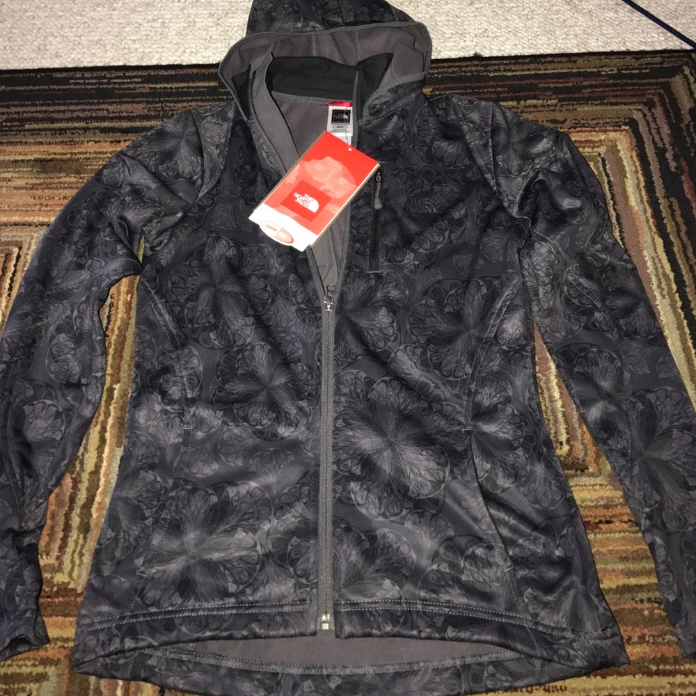 New with tags's graphite Grey north face zip up