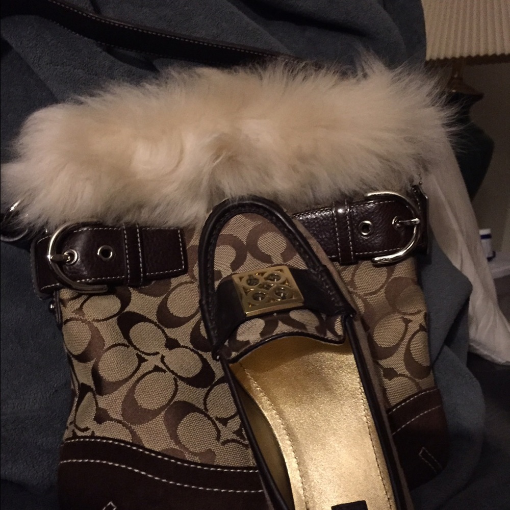 Coach purse and shoes