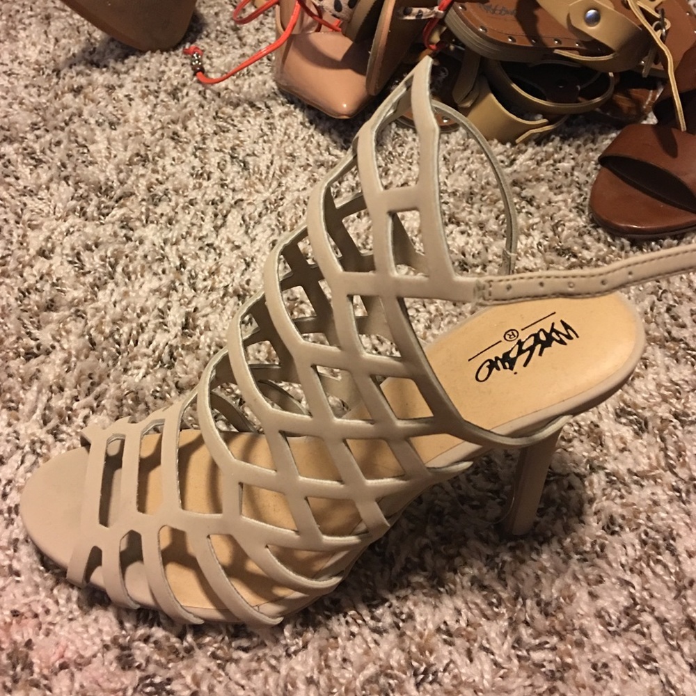 SOLD- Caged Heels