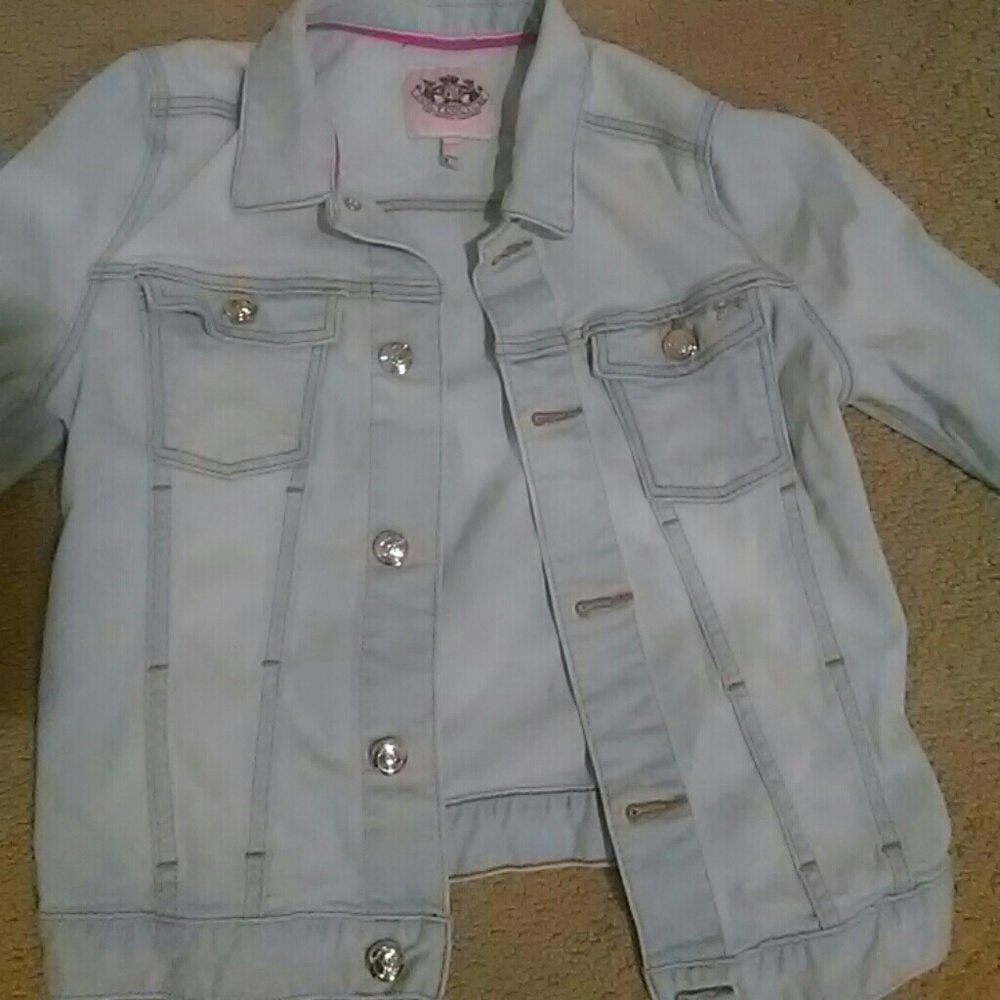 Juicy Couture light denim stretch jacket
