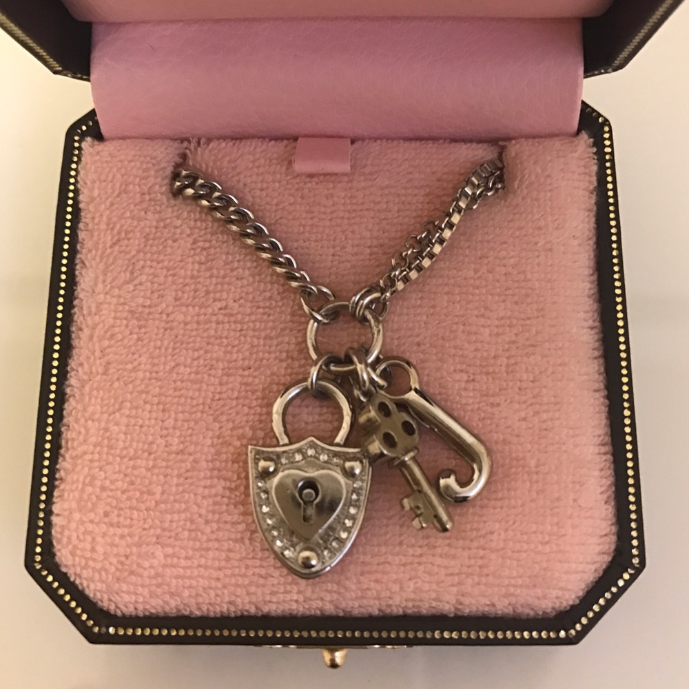 Juicy Couture Lock and Key Necklace