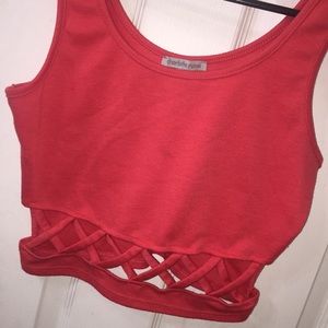 Red Crop Top