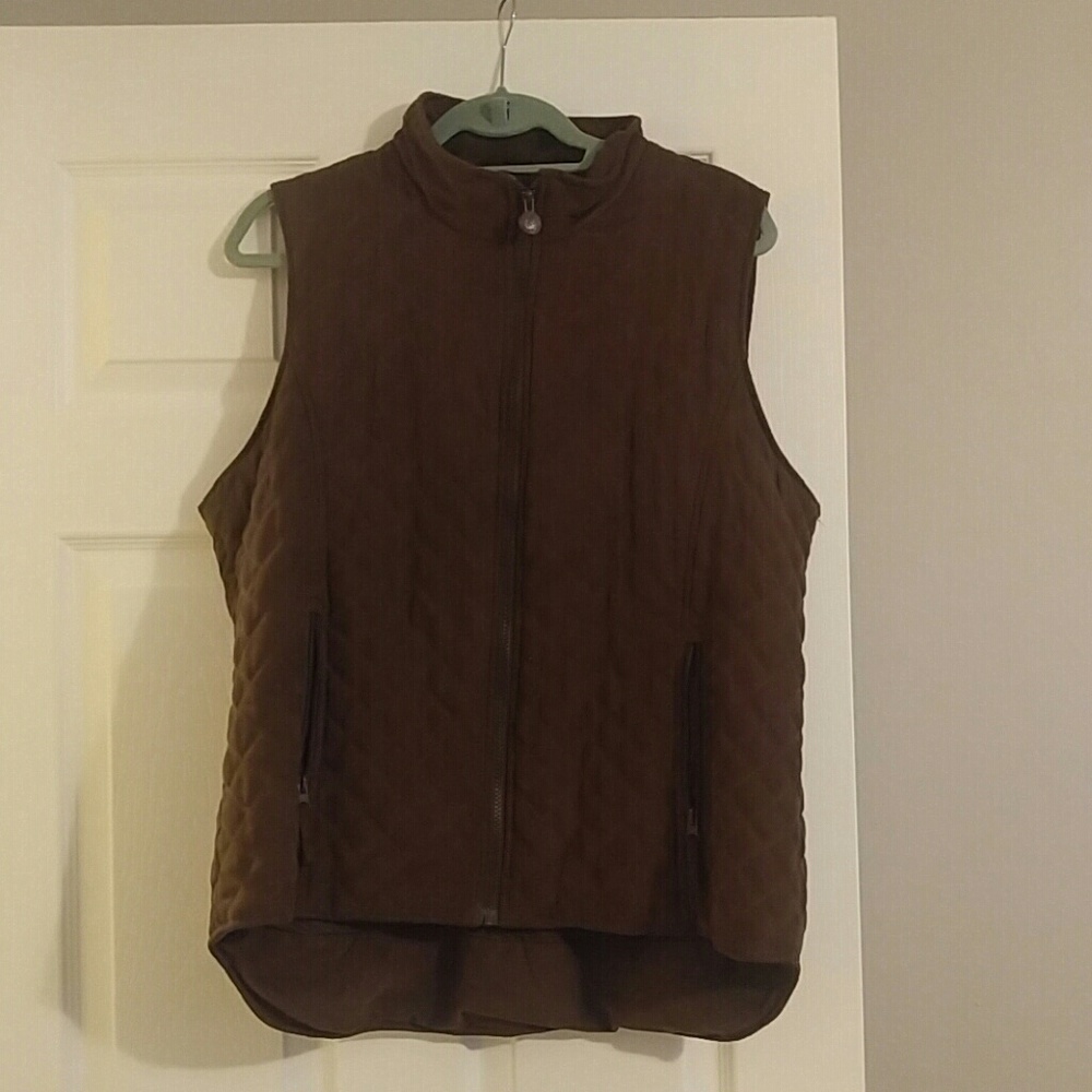 Outback Trading Company Ladies Microsuede Vest