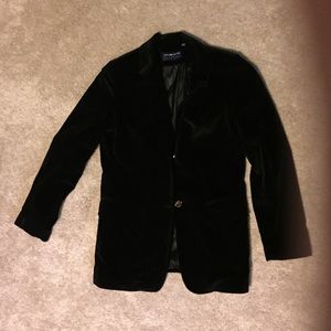 Luxurious Fully Lined Black Velvet Jacket