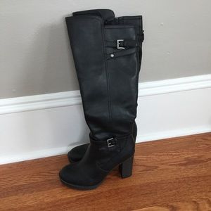 Guess tall black boots