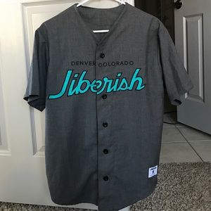 Jiberish baseball jersey