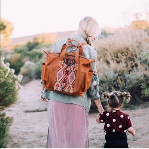 Nena & Co. Leather Convertible Day Bag