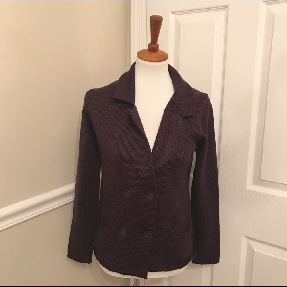 Hekla & Co Purple Wool Sweater