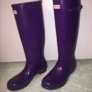 Purple Hunter Rain Boots