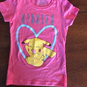 POKÉMON GIRLS T-SHIRT. NWOT