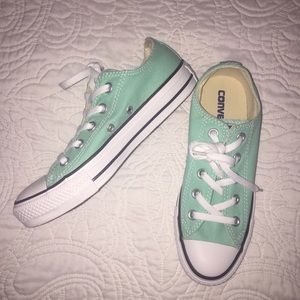 Mint Green Converse Sneakers Size 6