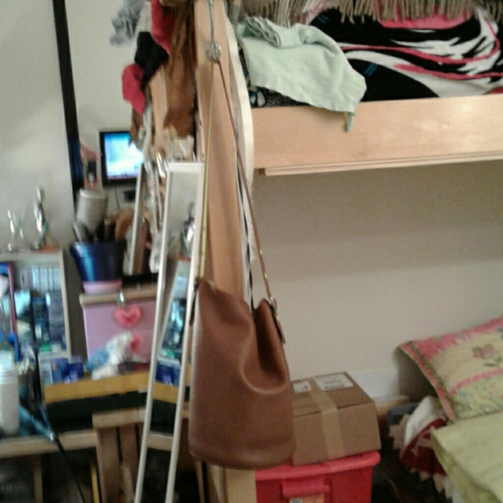 Coach Leather Purse  [Large] Crossbody