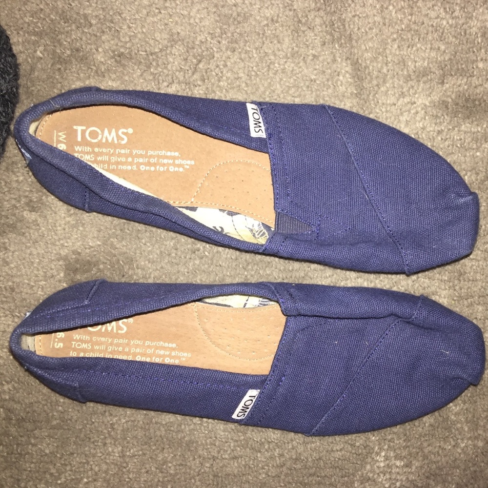 Blue Toms Shoes