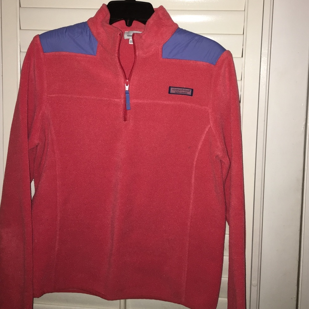 Vineyard Vine fleece quarter zip pullover