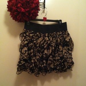 Lola Floral Ruffle Skirt