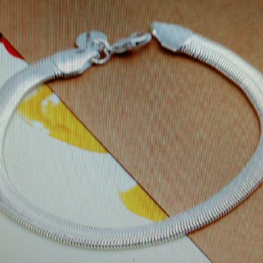 Sterling silver snake bracelet