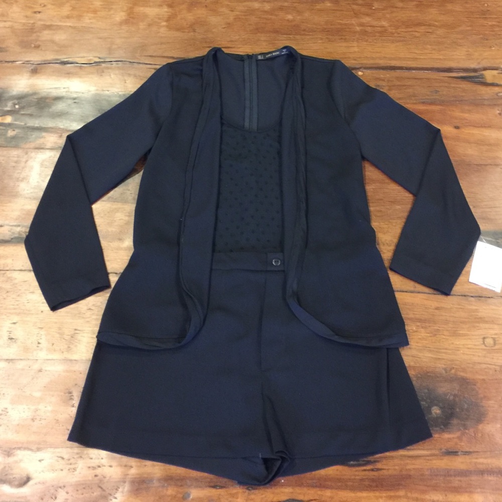 Zara black romper